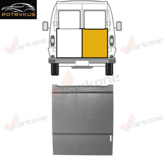 MB T1 B601/602 takaoven pintapelti ikkunakorkeus 77-96 oikea