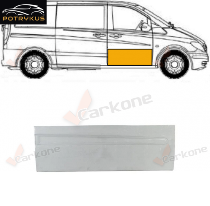 Vito/Viano W639 03-10 oikea etuoven korjauspelti