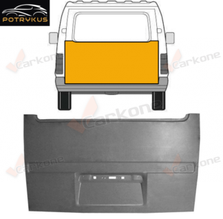 Ford Transit 85-00 takaluukun korjauspelti ikkunakorkeus