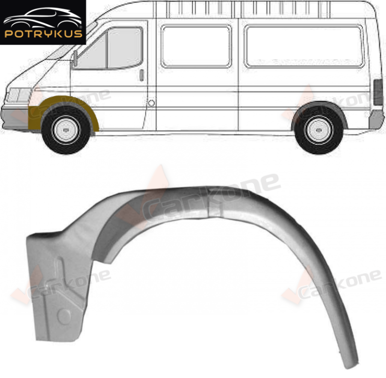 Ford Transit 92-00 oikea etupyörän takakaari sisäosa