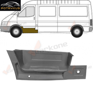 Ford Transit etuoven kynnys sisäosa+astinlauta 92-00 vasen