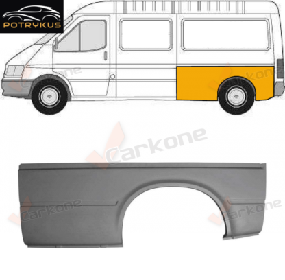 Ford Transit 92-00 kylkipelti akseliväli 3570mm