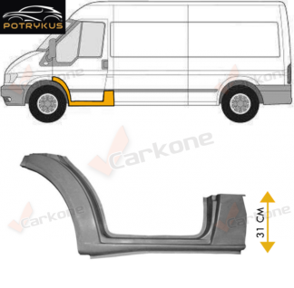 Ford Transit 00-14 vasen etupyörän kaari+kynnys korkea