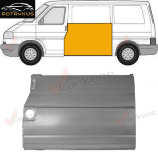 VW T4 sivuhelmapelti ikkunakorkeus 950mm vasen