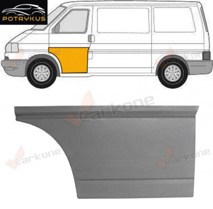 VW Transporter T4 etuoven korjauspelti | helmapellit - korjauspellit - takakaaret | Laatu koriosat edullisesti aidosti suomalaisesta Carkone verkkokaupasta