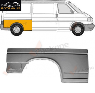 VW T4 takalokasuoja pitkä akseliväli 3300mm oikea