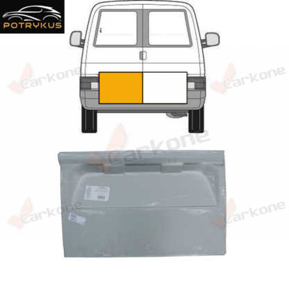 VW T4 takaoven ovipelti vasen | helmapellit - korjauspellit - takakaaret | Laatu koriosat edullisesti aidosti suomalaisesta Carkone verkkokaupasta