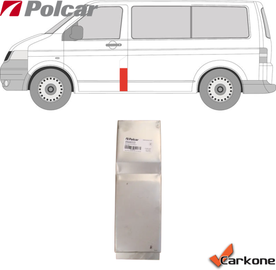 VW Transporter T5 keskipilarin korjauspelti | helmapellit - korjauspellit - takakaaret | Laatu koriosat aidosta suomalaisesta Carkone verkkokaupasta