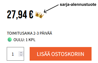 Sarja-alennustuote