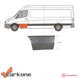 MB Sprinter 906 etuoven pintapelti 47cm 06+ vasen MB Sprinter 906 etuoven pintapelti 47cm 06+ vasen