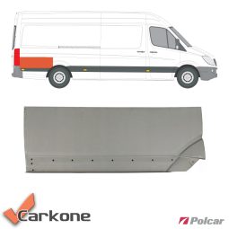 MB Sprinter 906 06+ takapyörän takaosan yläosa av 4300mm oikea MB Sprinter 906 06+ takapyörän takaosan yläosa av 4300mm oikea
